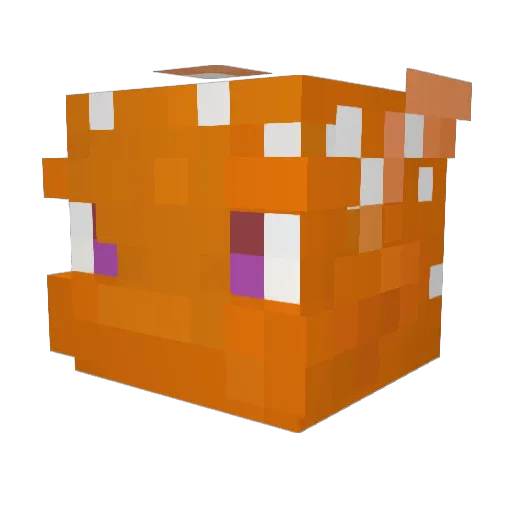 GojiBerryJam Minecraft avatar head, 3D render