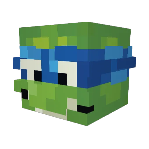 GojiSD Minecraft avatar head, 3D render