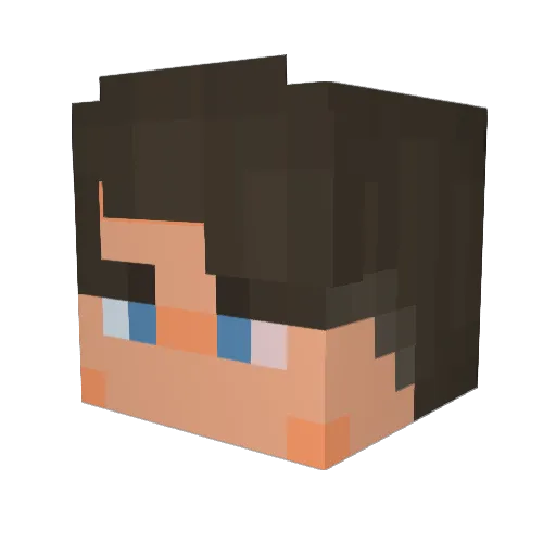 Gojiboy24 Minecraft avatar head, 3D render