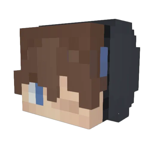 Gojiragamer1987 Minecraft avatar head, 3D render