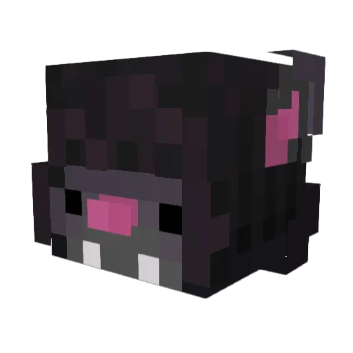 Gojiwa Minecraft avatar head, 3D render