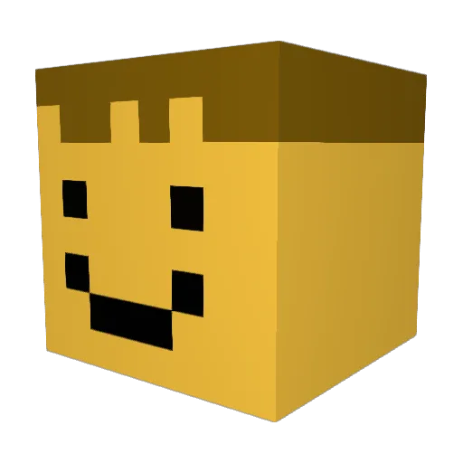 Gojo12316 Minecraft avatar head, 3D render