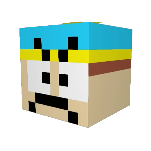 Gojo69 Minecraft avatar head, 3D render