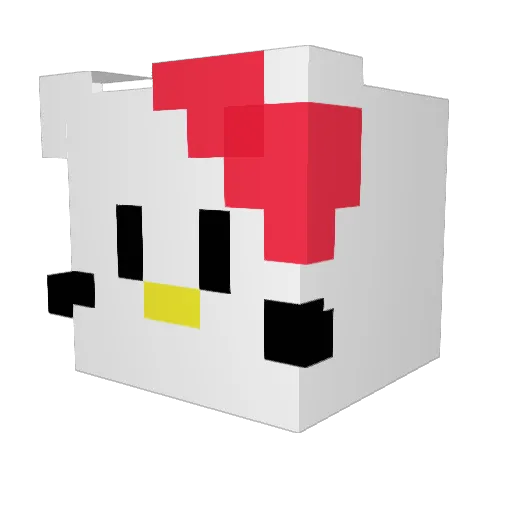 Gojo_5atoru Minecraft avatar head, 3D render