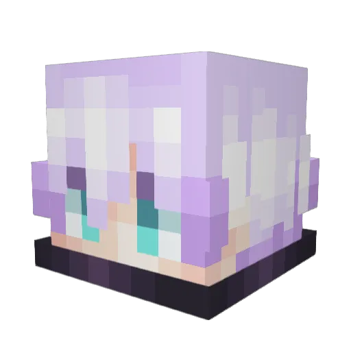 Gojo_Satoru41 Minecraft avatar head, 3D render
