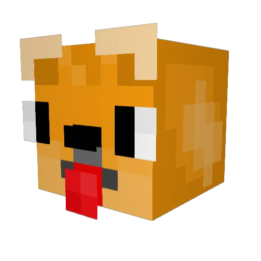 Gojsen111 Minecraft avatar head, 3D render