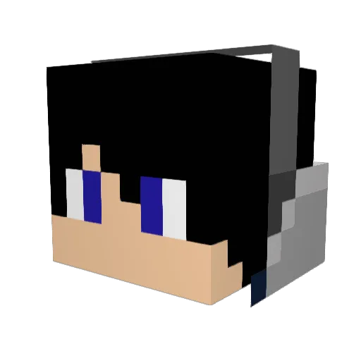 Gok25TR Minecraft avatar head, 3D render