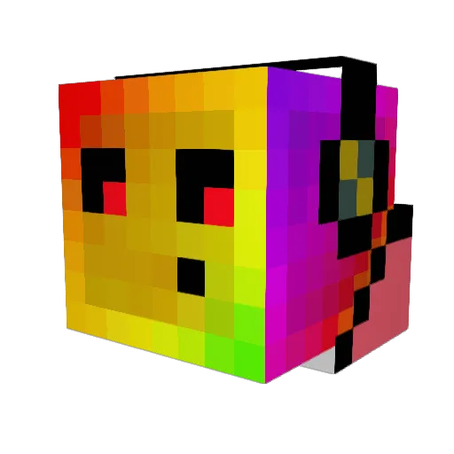 GokayRS Minecraft avatar head, 3D render