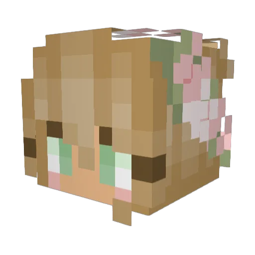 GokeyLoki Minecraft avatar head, 3D render