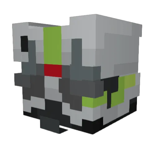 GokiTheGreat Minecraft avatar head, 3D render