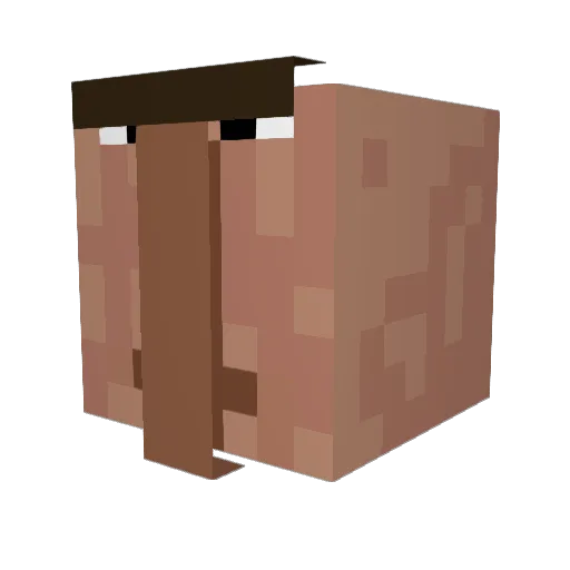 Gokiburi6ka Minecraft avatar head, 3D render