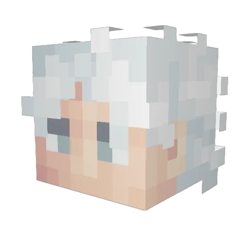 Goku_Black2001 Minecraft avatar head, 3D render