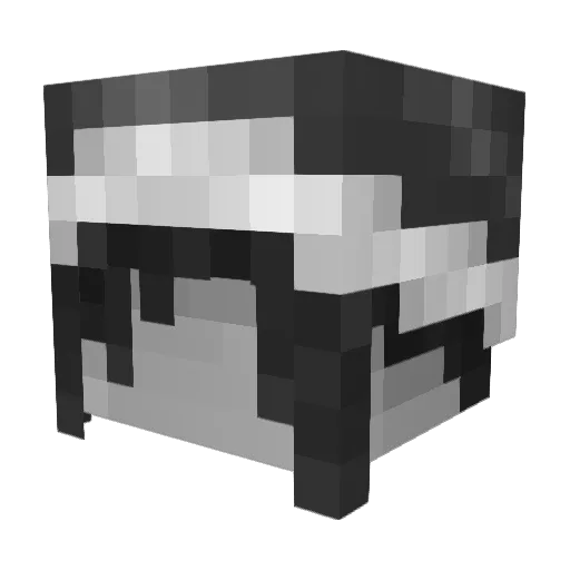 GokuenKun Minecraft avatar head, 3D render
