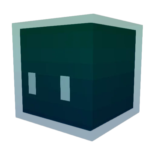 Gokuimori Minecraft avatar head, 3D render