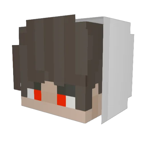 Gokulans Minecraft avatar head, 3D render