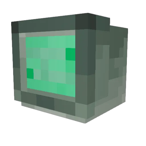 GolDreams Minecraft avatar head, 3D render