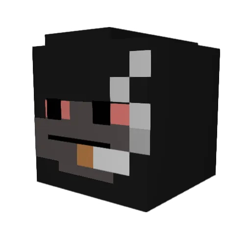 Gola608 Minecraft avatar head, 3D render