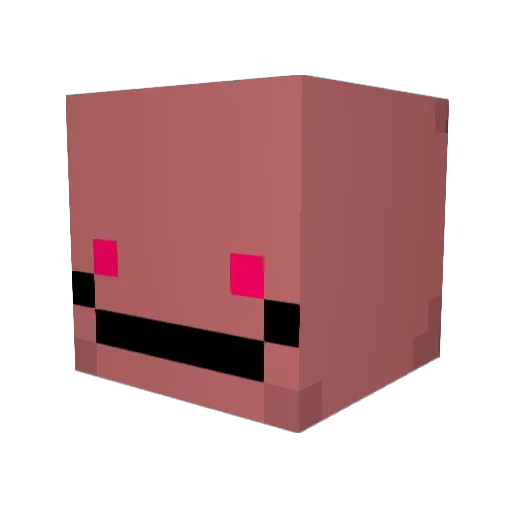 Gold3_demon Minecraft avatar head, 3D render