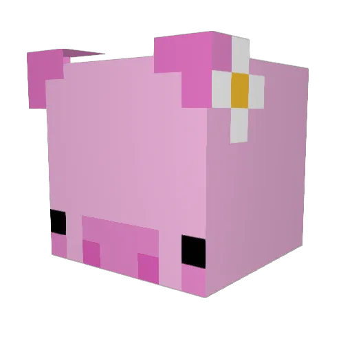 GoldCanary Minecraft avatar head, 3D render