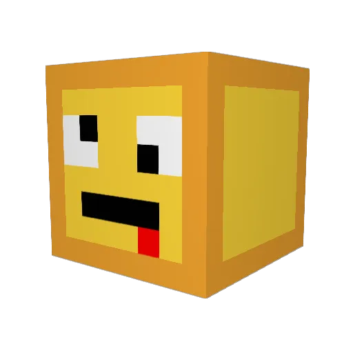 GoldDoggyking Minecraft avatar head, 3D render