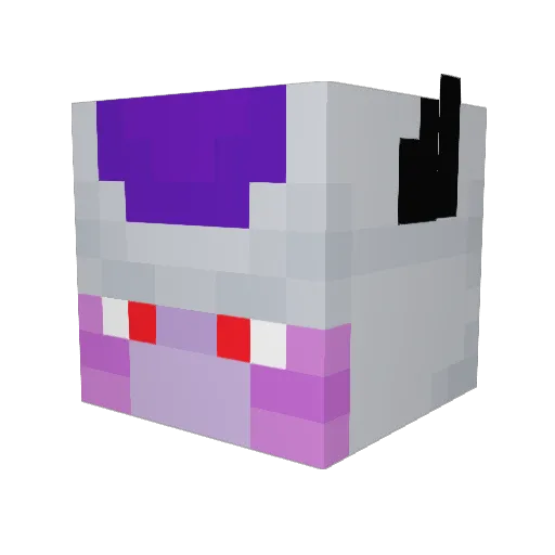 GoldFinger02 Minecraft avatar head, 3D render