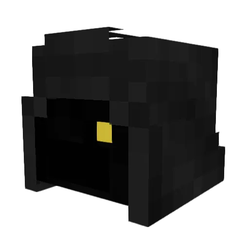 GoldFire3423 Minecraft avatar head, 3D render
