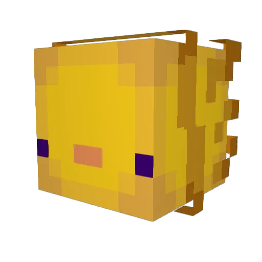 GoldFish1423 Minecraft avatar head, 3D render