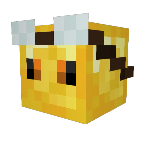 GoldFraud Minecraft avatar head, 3D render