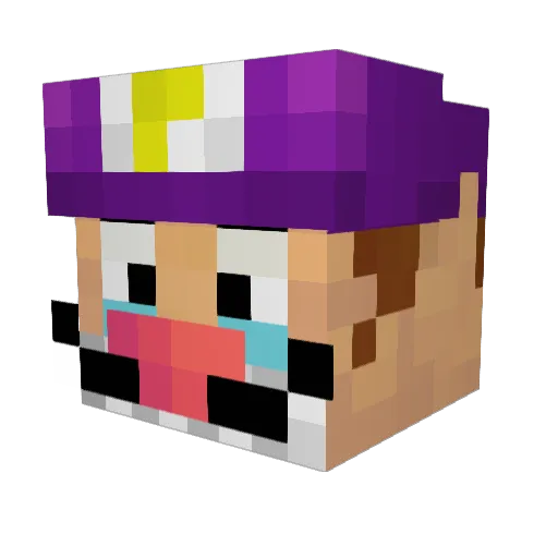 GoldGamer15 Minecraft avatar head, 3D render