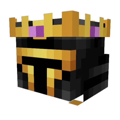 GoldLuck777 Minecraft avatar head, 3D render