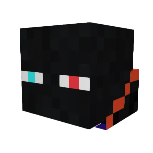 GoldMinerJ Minecraft avatar head, 3D render