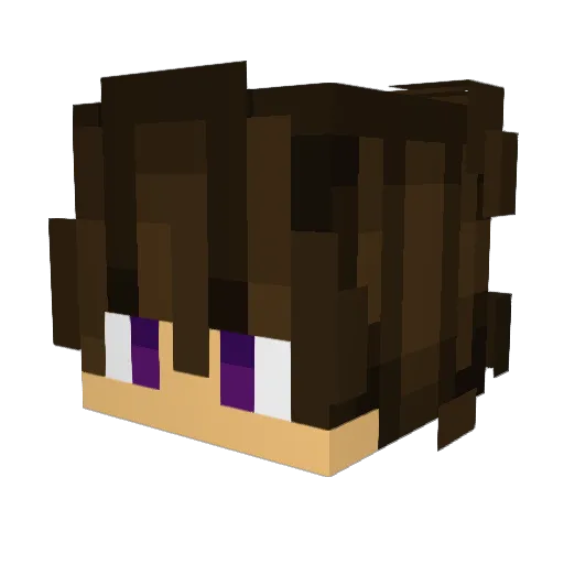 GoldPhoenix7 Minecraft avatar head, 3D render
