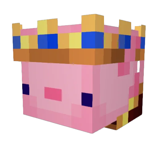 GoldPotatoEagle Minecraft avatar head, 3D render