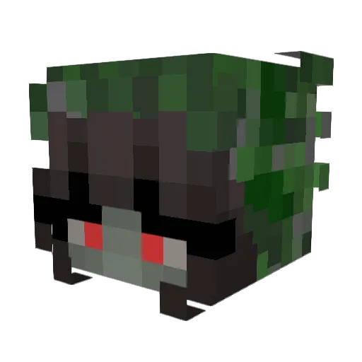GoldPvPer Minecraft avatar head, 3D render