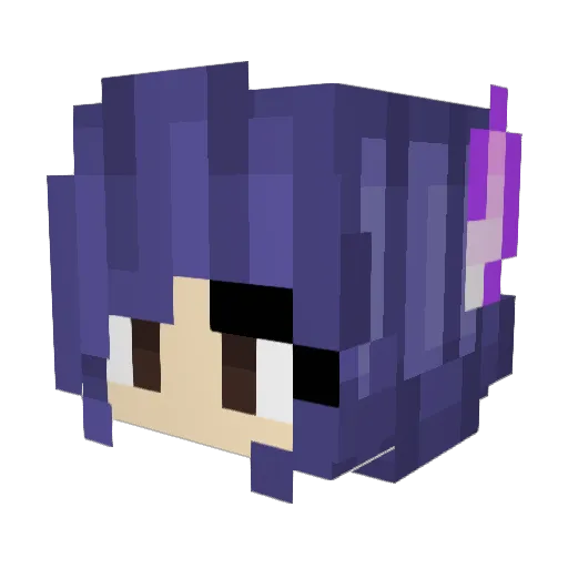 GoldRaptor Minecraft avatar head, 3D render