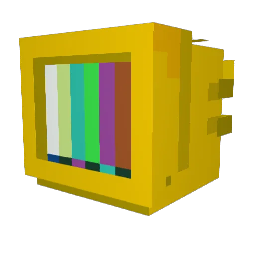 GoldTofu Minecraft avatar head, 3D render