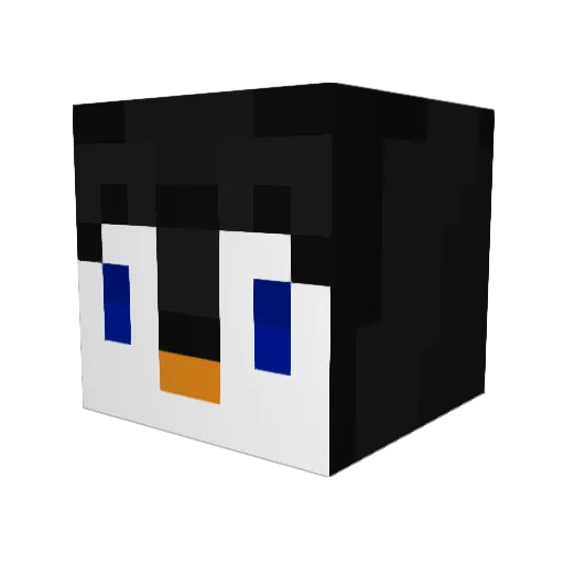 Gold_Rose Minecraft avatar head, 3D render