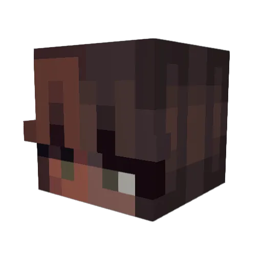 Gold_Sektor Minecraft avatar head, 3D render