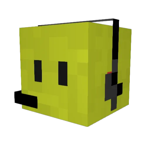 Gold_Toaster Minecraft avatar head, 3D render