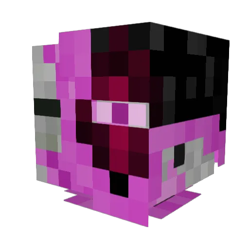 Goldden967 Minecraft avatar head, 3D render