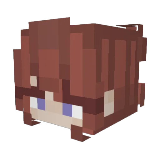 GoldenDuck88 Minecraft avatar head, 3D render