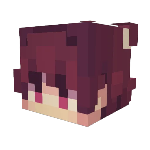 GoldenEldiablo Minecraft avatar head, 3D render
