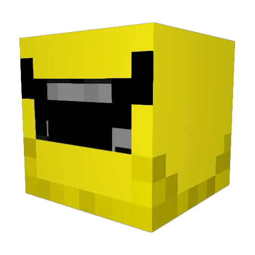 GoldenGorillaTag Minecraft avatar head, 3D render