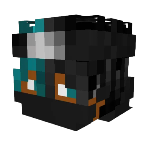 GoldenGuardian00 Minecraft avatar head, 3D render