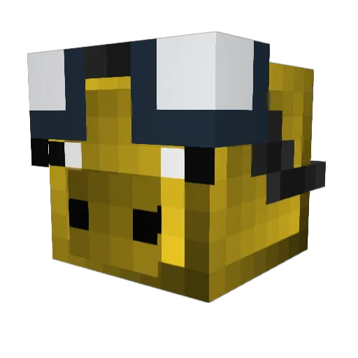 GoldenGuy472769 Minecraft avatar head, 3D render