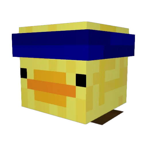 GoldenHunter935 Minecraft avatar head, 3D render