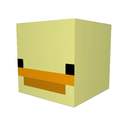 GoldenIgoose Minecraft avatar head, 3D render