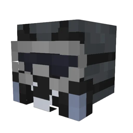 GoldenJakkers Minecraft avatar head, 3D render