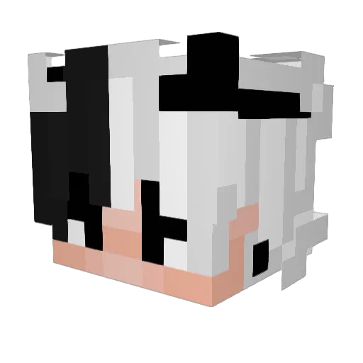 GoldenMaster852 Minecraft avatar head, 3D render