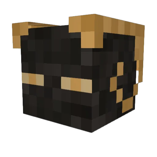 GoldenMoon2388 Minecraft avatar head, 3D render